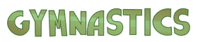 Gymnastics sign clipart