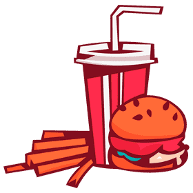 Hamburger menu clipart