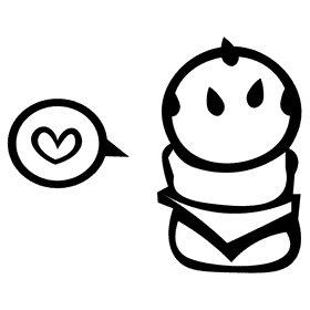 Hamburger small black and white clipart