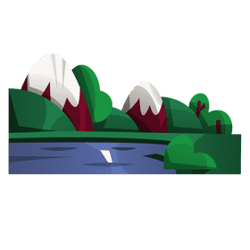 Hill mountains clipart