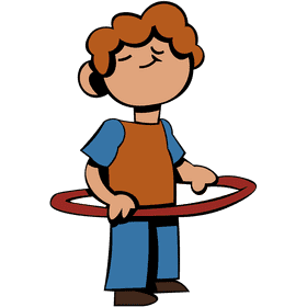 Hula hoop ginger clipart