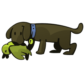 Hunting dog clipart