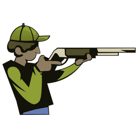 Hunting hunter clipart