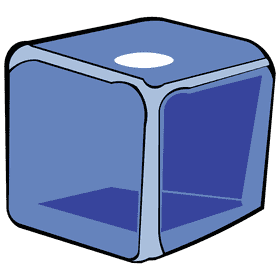 Ice cube cube clipart