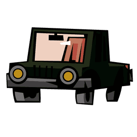Jeep closed top clipart
