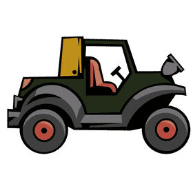 Jeep covered clipart