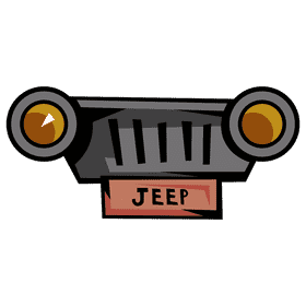 Jeep lights clipart
