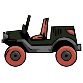 Jeep profile clipart