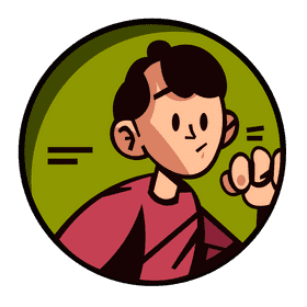 Jogging portrait clipart