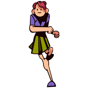 Jogging skirt clipart