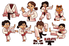 Karate vector