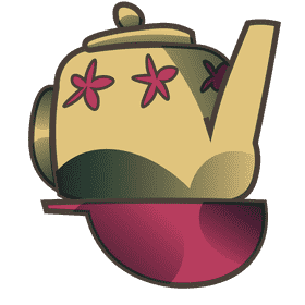 Kettle flowers clipart