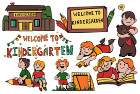 Kindergarten vector