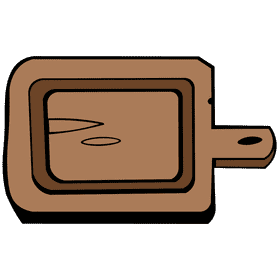 Kitchen board clipart
