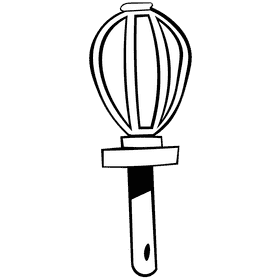 Kitchen crush black and white clipart