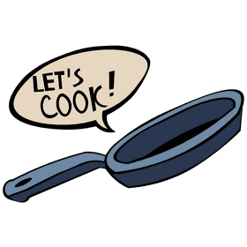 Kitchen pan clipart