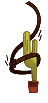 Lasso cactus clipart