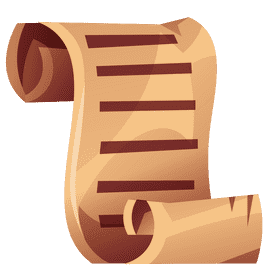 Literature scroll clipart