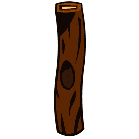 Log hole clipart