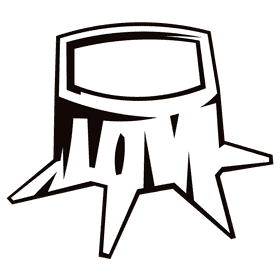 Log stump black and white clipart