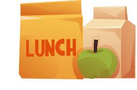 Lunchbox apple clipart