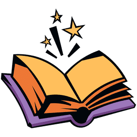 Magic book clipart
