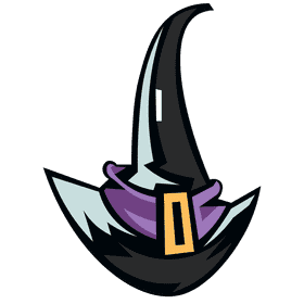 Magic witchhat clipart