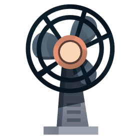 Electric fan clipart