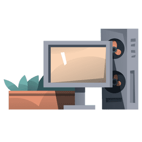 Electric fan pc clipart