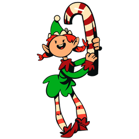 Elf candy clipart