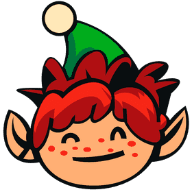 Elf freckles clipart