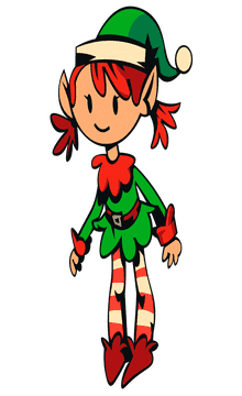 Elf girl clipart