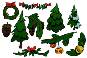 Evergreen vector