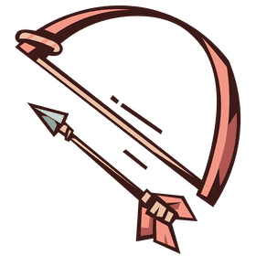 Fantasy bow clipart