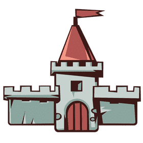 Fantasy castle clipart