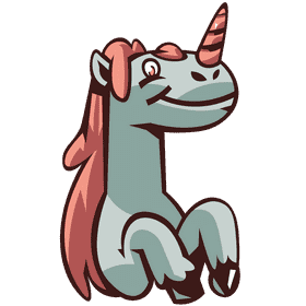 Fantasy unicorn clipart