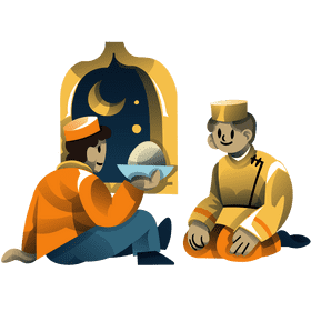 Fasting family clipart