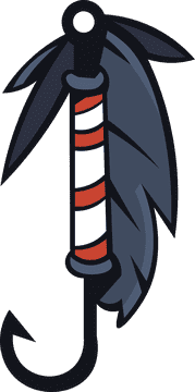 Fishing lure stripe clipart