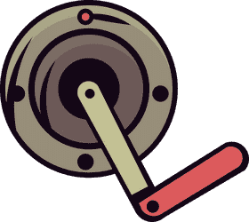 Fishing lure side clipart