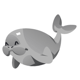 Manatee happy clipart