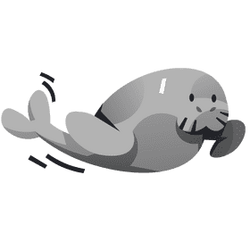 Manatee quick clipart