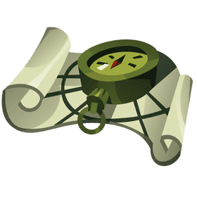 Map compass clipart