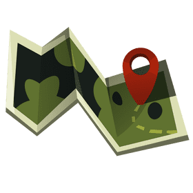 Map point clipart