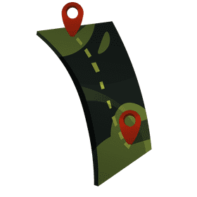 Map points clipart