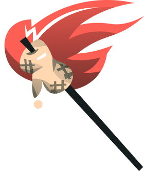 Marshmallow burnt clipart