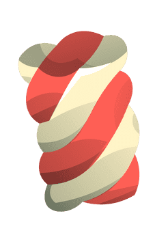 Marshmallow stripes clipart