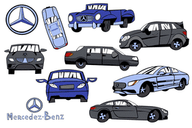 Mercedes benz vector