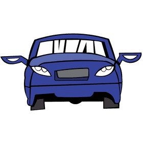 Mercedes benz back clipart