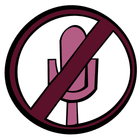 Microphone ban clipart