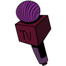 Microphone tv clipart